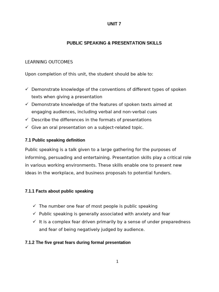 Mastering Public Speaking Skills | PDF | Public Speaking | Persuasion