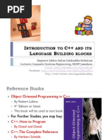 Download Introduction to C and Language Building Blocks by Sultan Salahuddin Jokhio SN85838040 doc pdf