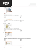 SOAL Kelas 3 MATEMATIKA DATA DALAM TABEL | PDF