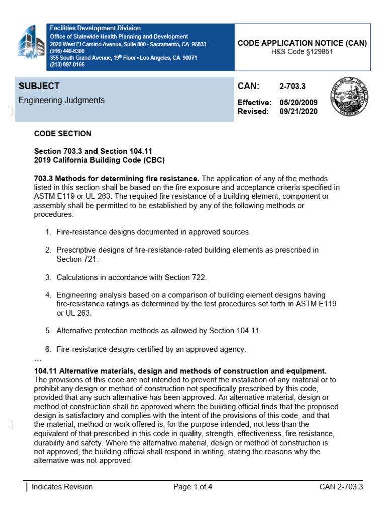 Engineering Judgments in Fire Resistance | PDF