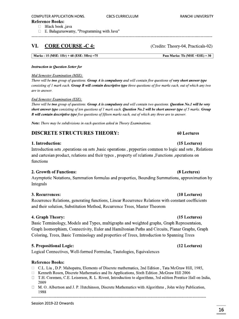 CC 04 Sem 2 | PDF