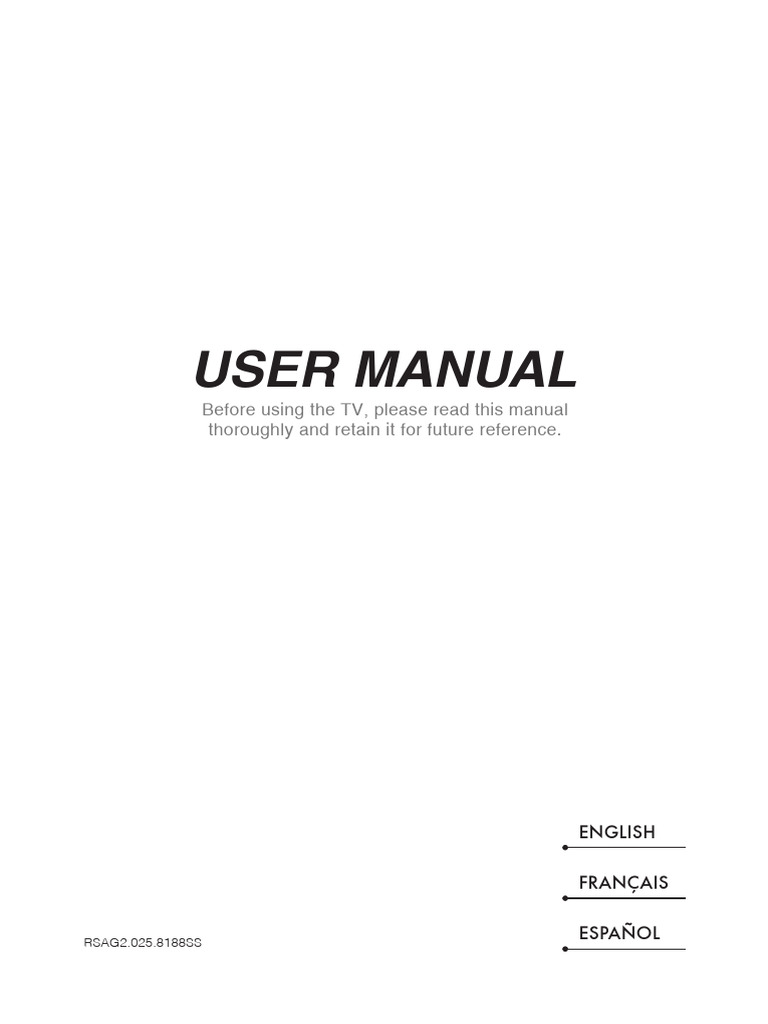 Smart TV User Manual Guide | PDF | Hdmi | Bluetooth