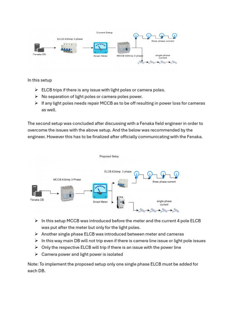 Optimizing Power Setup for Light and Camera Poles | PDF