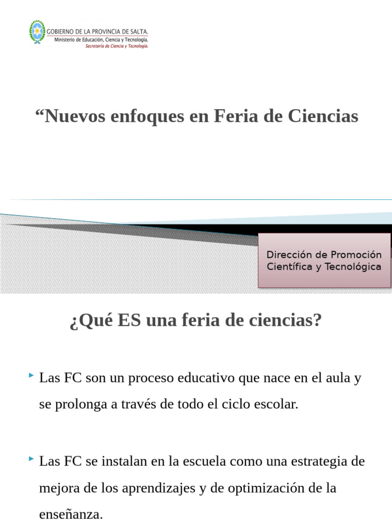 Nuevos Enfoques en Feria de Ciencias 2024 | PDF | Pedagogía | Enseñando