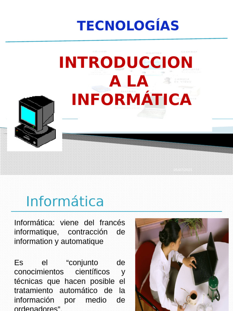 Introducción A La Informática | PDF | Hardware de la computadora ...