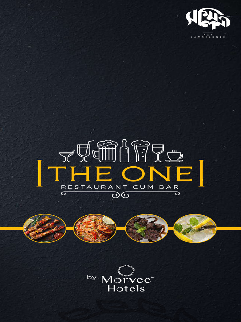 The One Menu Card | PDF
