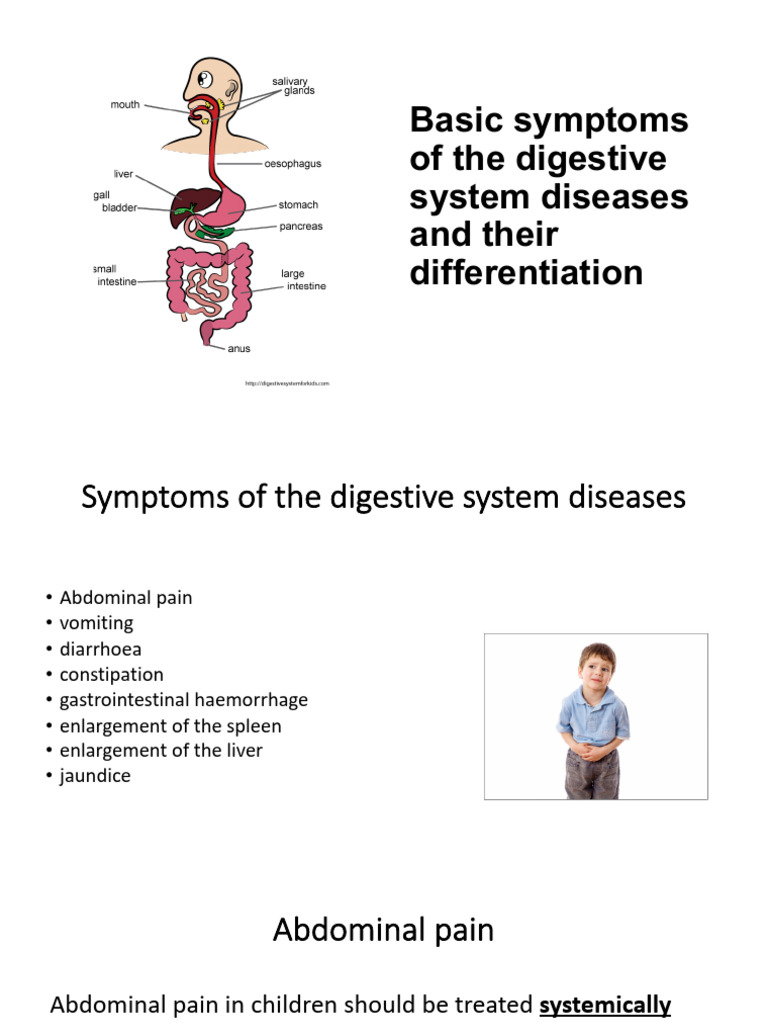 Basic Symptoms of The Digestive System | PDF | Constipation | Nausea