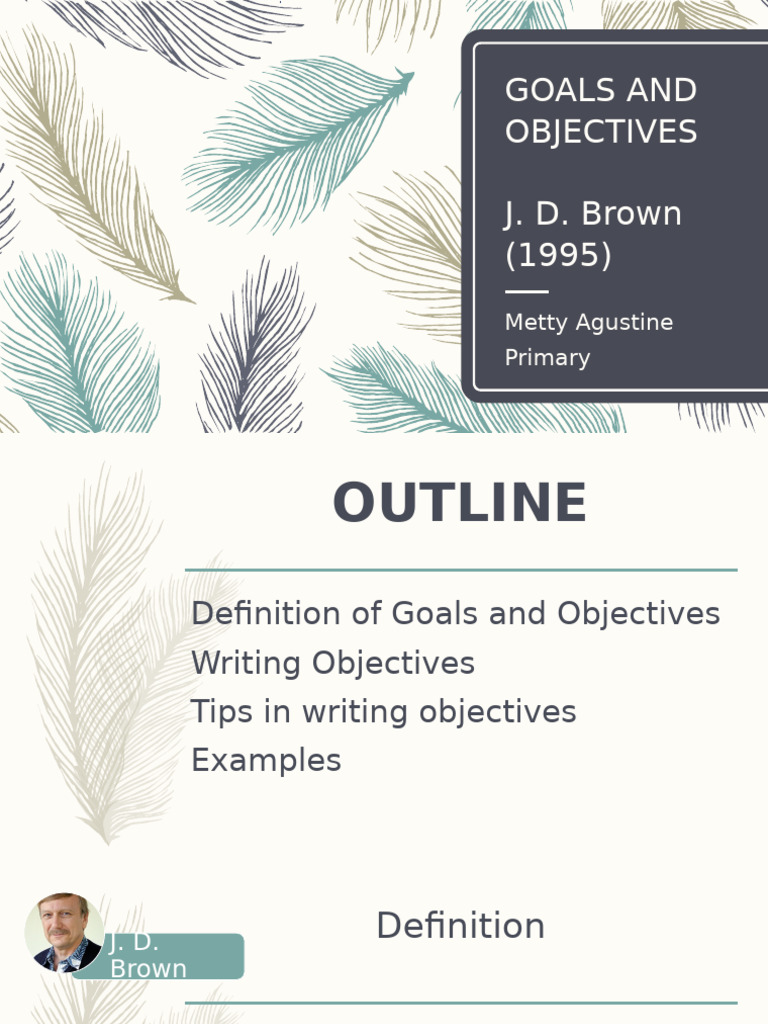 Writing Effective Goals and Objectives | PDF | Learning | Goal