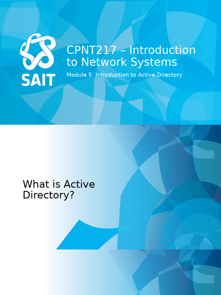 Active Directory Overview and Management | PDF | Group Policy | Active ...