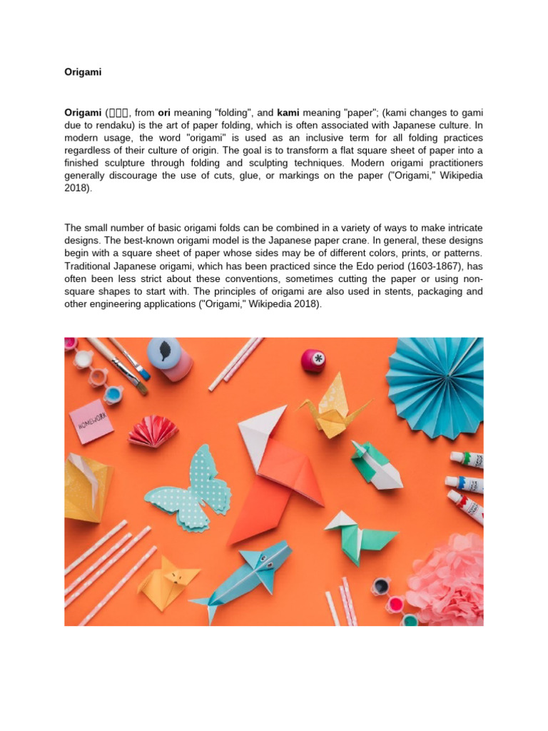 Origami | PDF