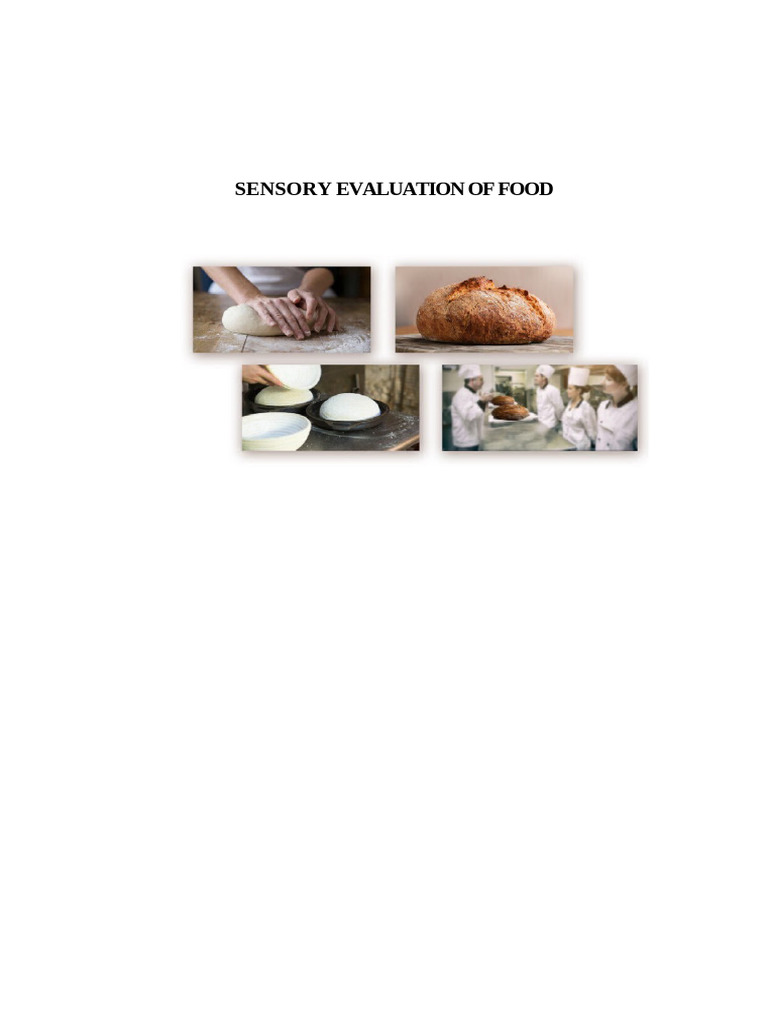 Sensory Evaluation of Food | PDF | Ear | Taste