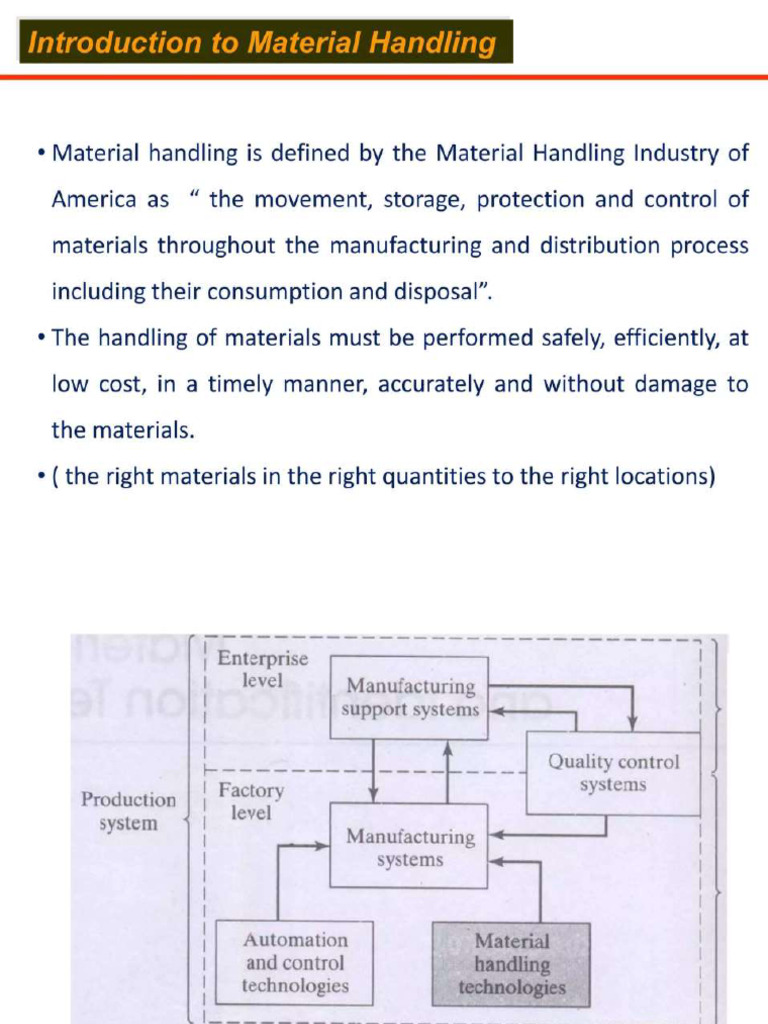 Materials Handling | PDF