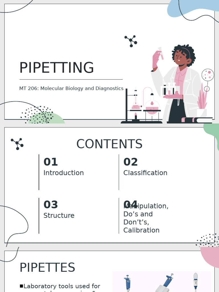 Guide to Pipetting Techniques | PDF