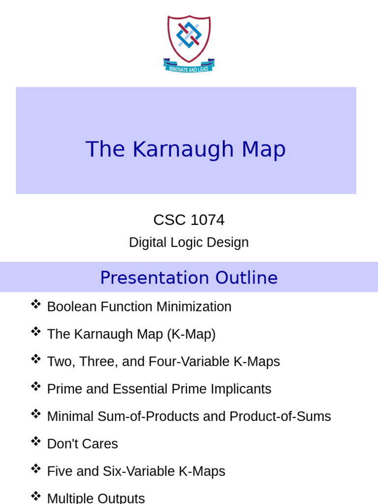 Understanding Karnaugh Maps in Logic Design | PDF | Mathematical Logic ...