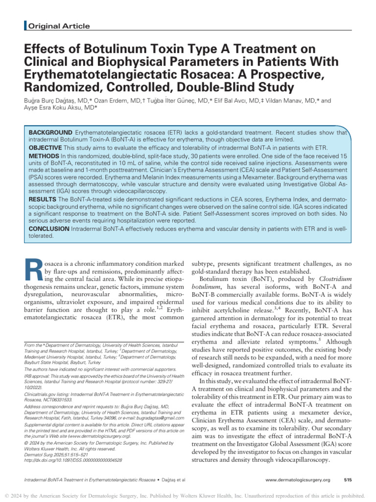 Effects of Botulinum Toxin Type A Treatment On.11 | PDF | Statistics ...
