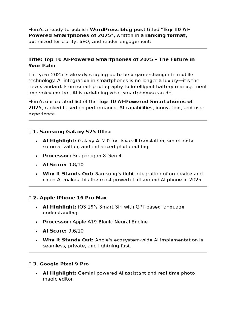 Smartphone Post 5th May | PDF | Smartphone | Mobile Phones