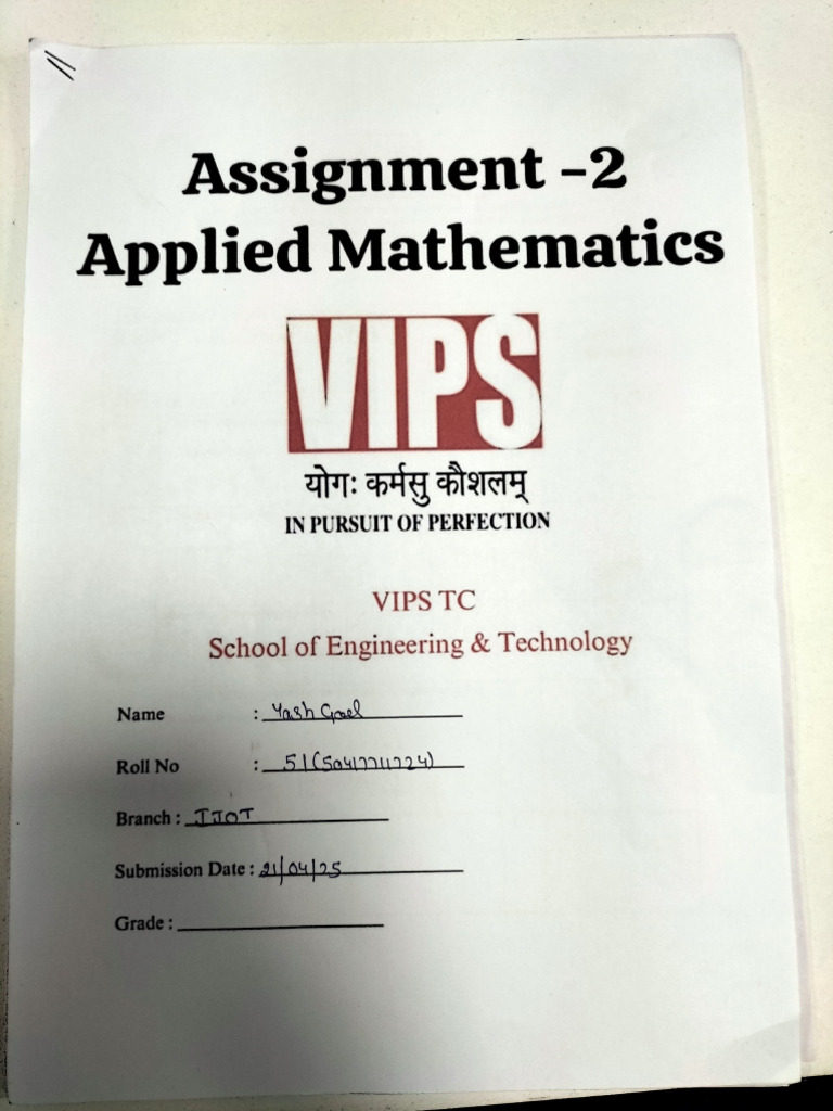 Yash AM Assignment | PDF