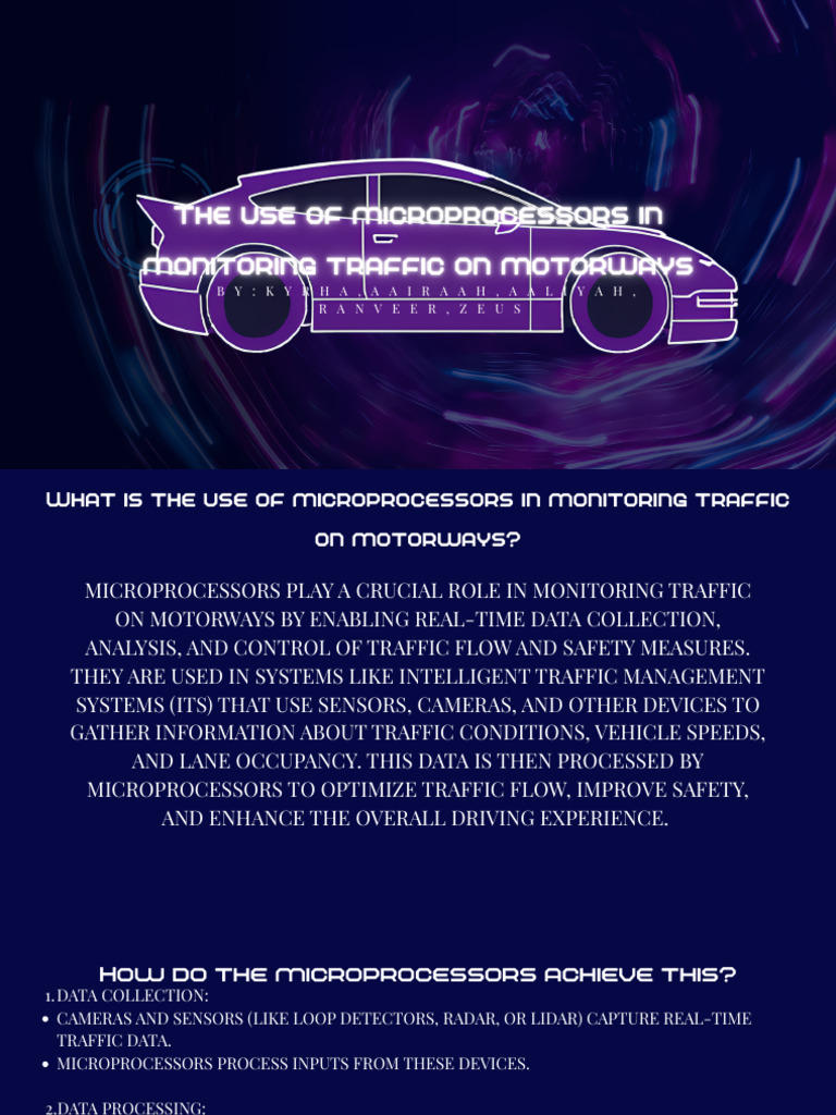 Microprocessors in Motorway Traffic Monitoring | PDF | Traffic ...