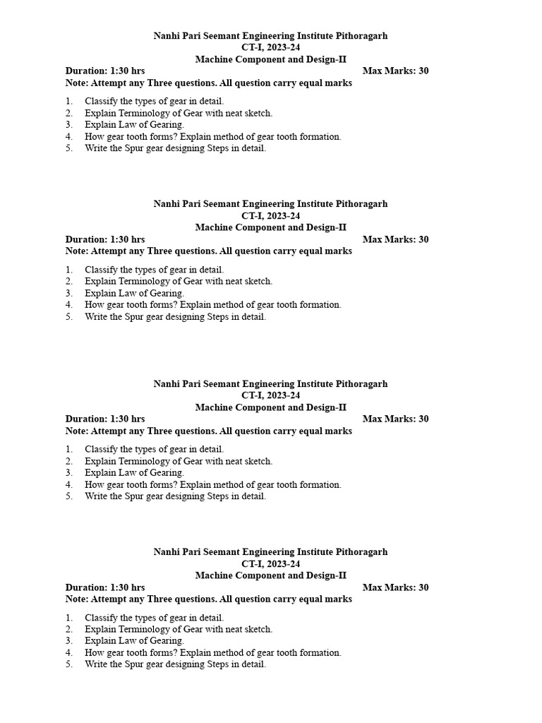 MD-II CT Paper | PDF