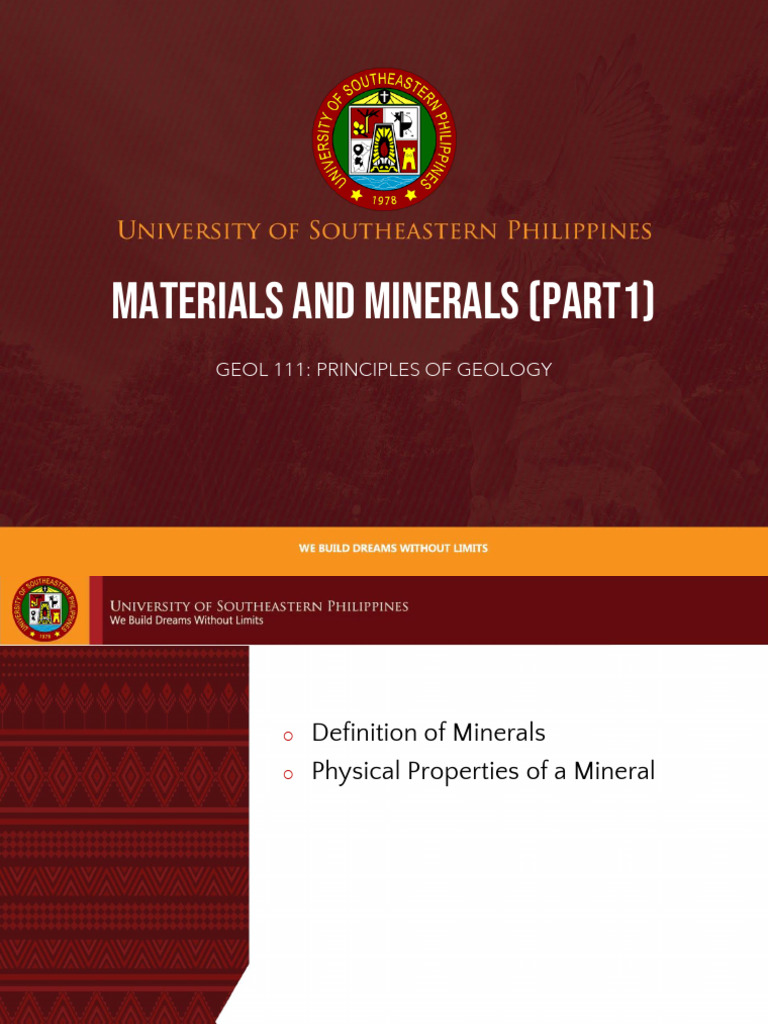 03 - Materials and Minerals | PDF | Minerals | Materials