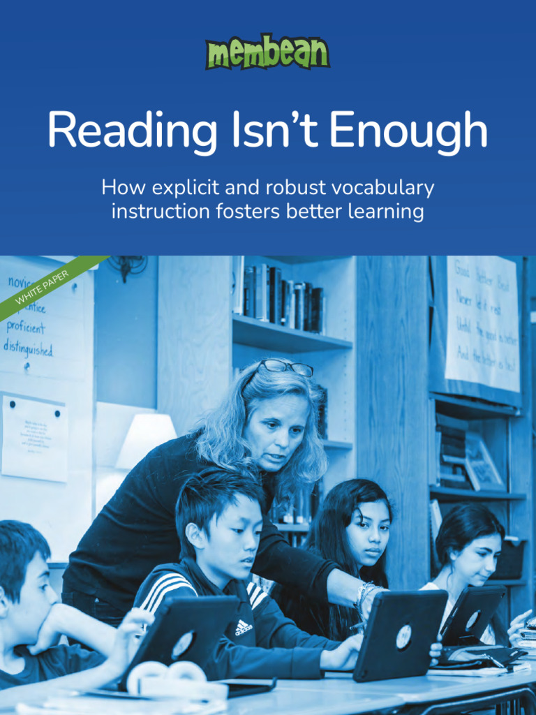 Enhancing Learning Through Vocabulary Instruction | PDF | Vocabulary ...