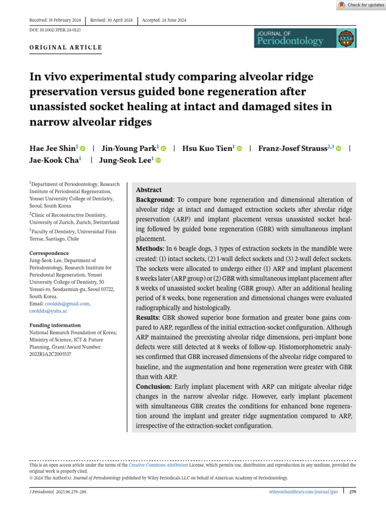 GBR vs ARP for Alveolar Ridge Augmentation | PDF | Dental Implant