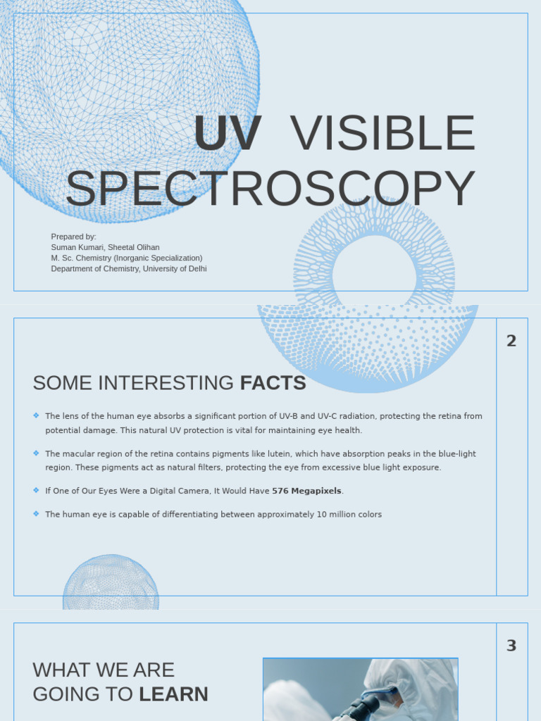 Uv Vis Spectroscopy - Final | PDF | Ultraviolet–Visible Spectroscopy ...