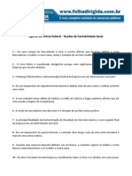 Folha Dirigida - Questões de Agente Adm - Policia Federal