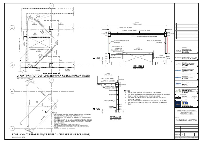 Car Park Riser 01&02 - Typical Detail | PDF | Concrete | Mechanical ...