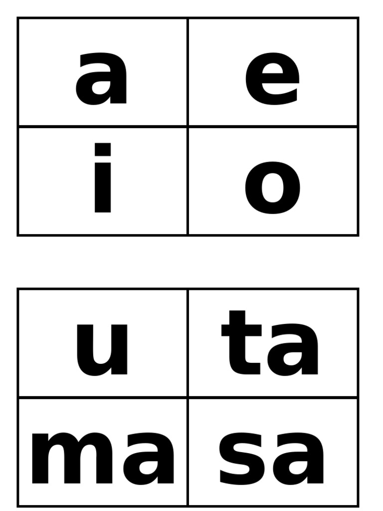 Flash Card Pantig | PDF