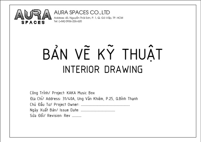 Bản Vẽ Kỹ Thuật: Interior Drawing | PDF