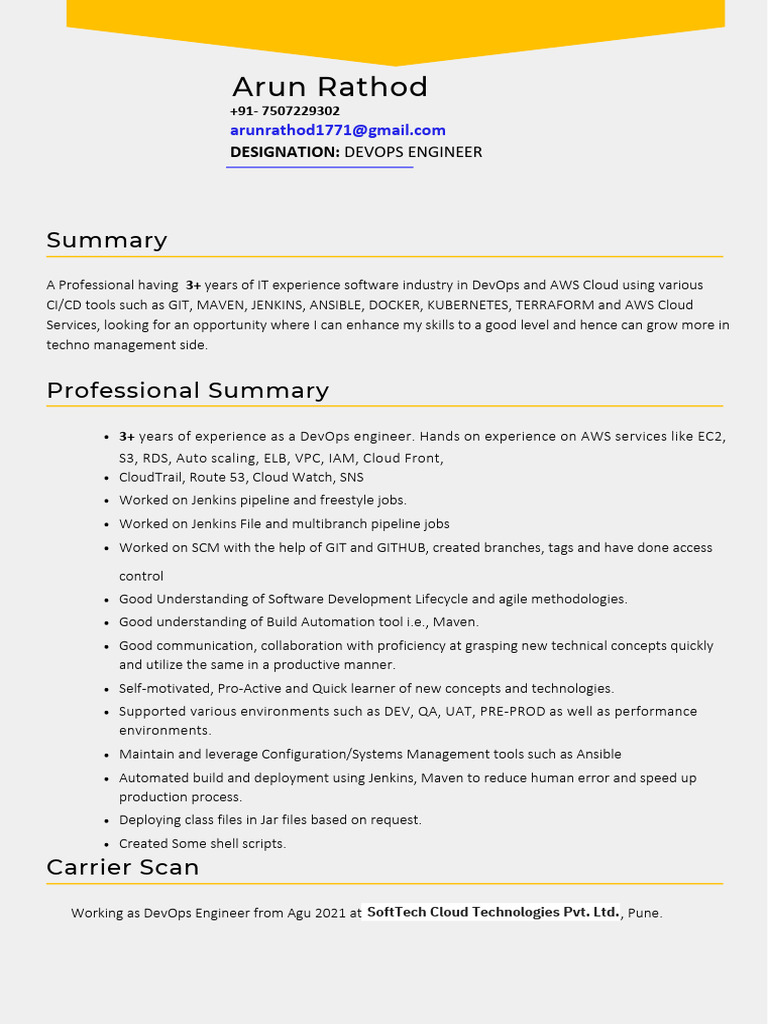 Arun A Rathod | PDF | Cloud Computing | Amazon Web Services