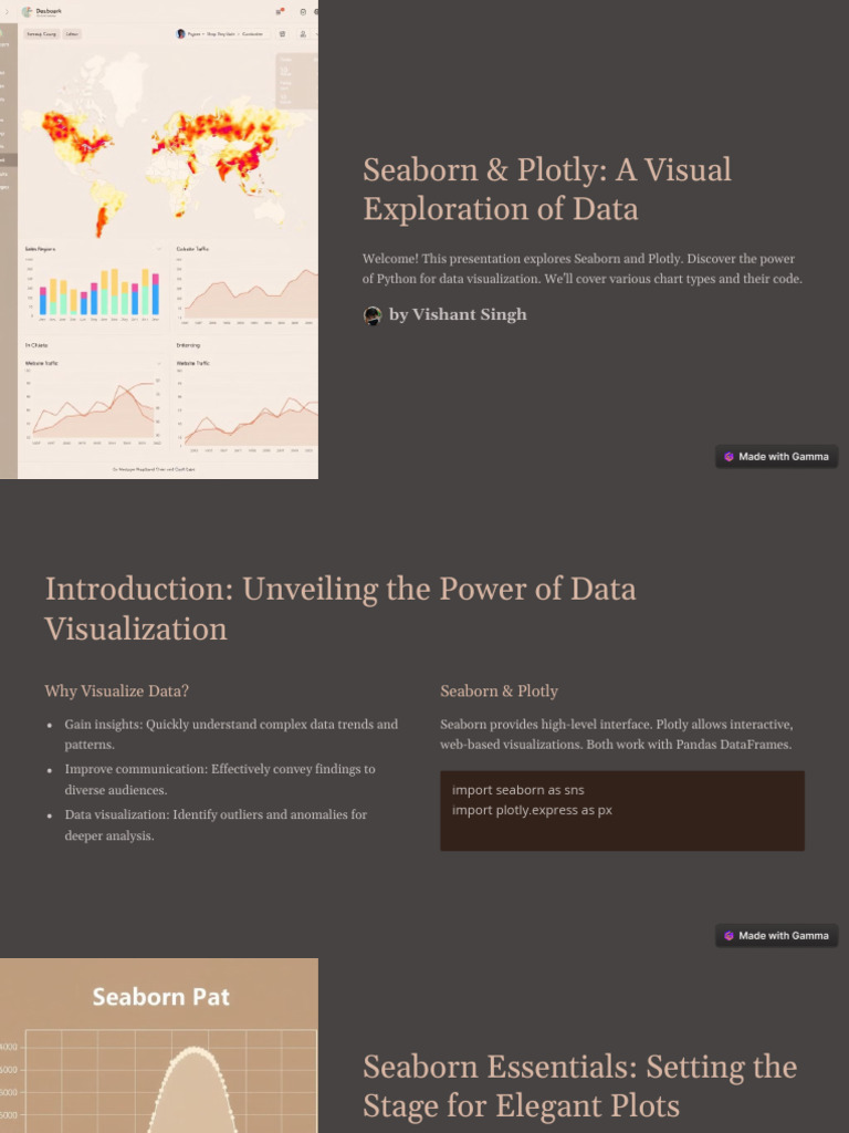 Seaborn-and-Plotly-A-Visual-Exploration-of-Data | PDF | Pie Chart