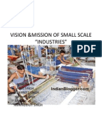 Vision &mission of Small Scale