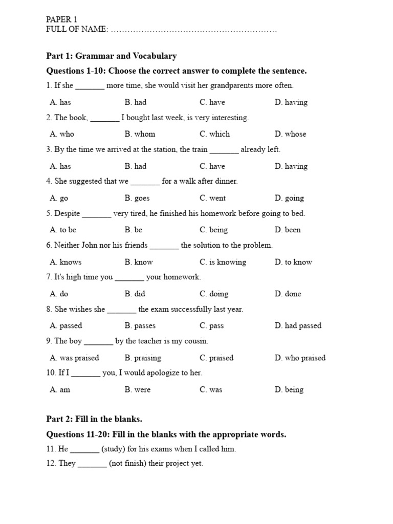 English Proficiency Test - EPT | PDF | Pollution | Recycling