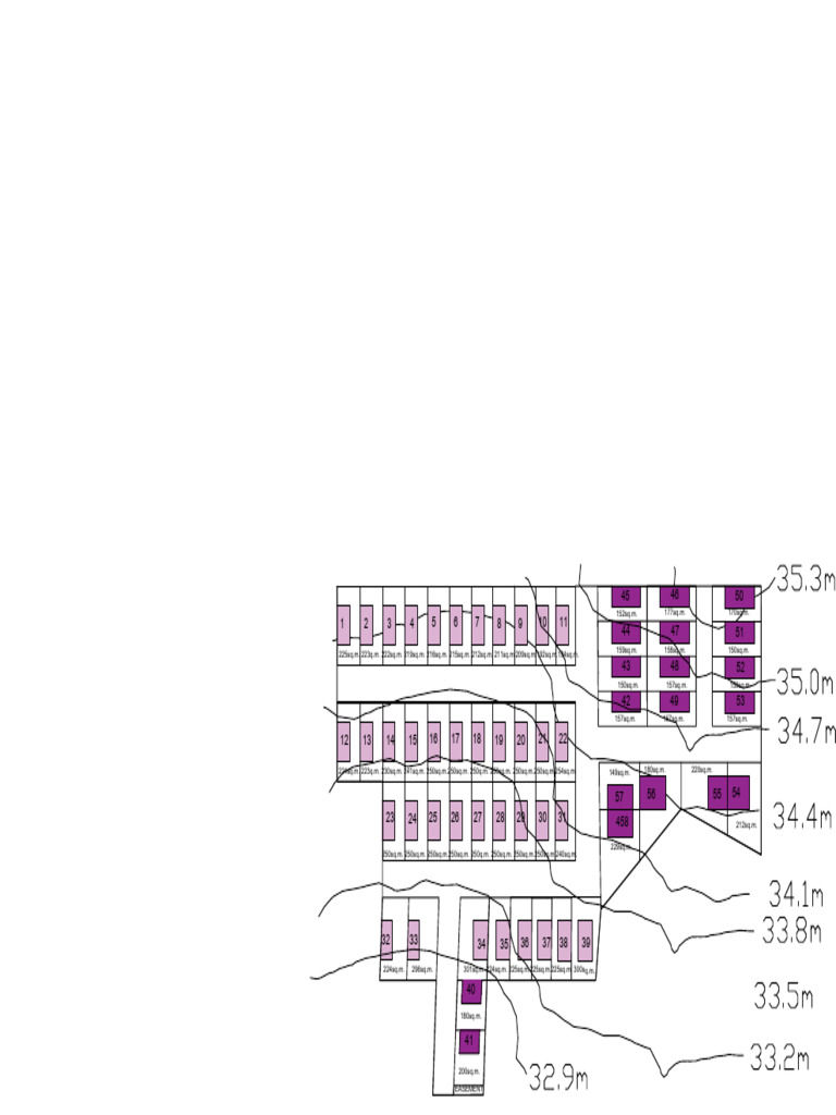 Property Sizes and Easement Details | PDF