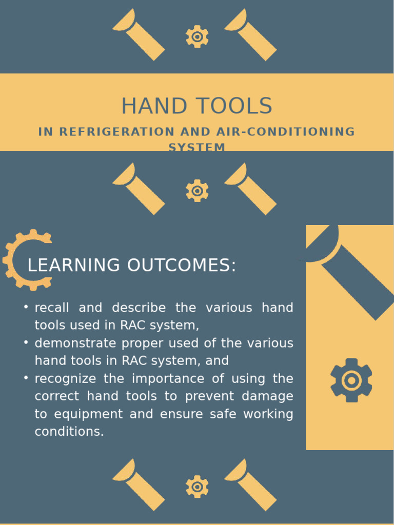 Essential Hand Tools for RAC Systems | PDF | Screw | Tools