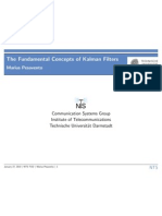 The Fundamental Concepts of Kalman Filters: Marius Pesavento