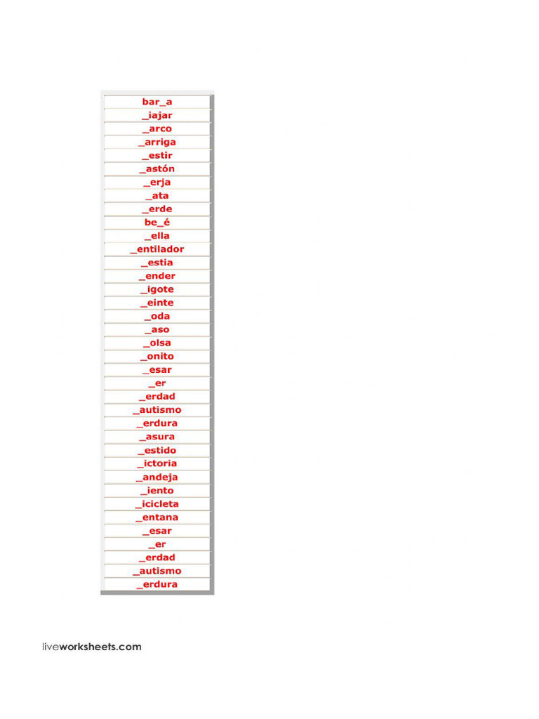 Worksheet 46227 | PDF
