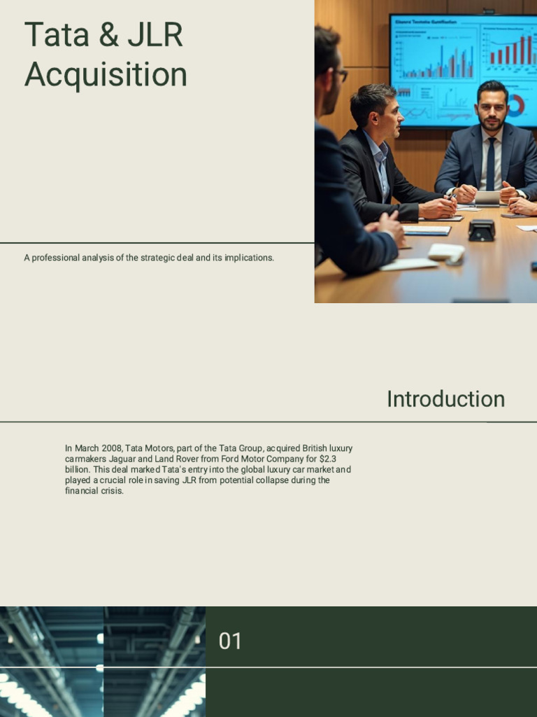 Tata Motors' Acquisition of JLR: 2008 Insights | PDF | Economies | Business