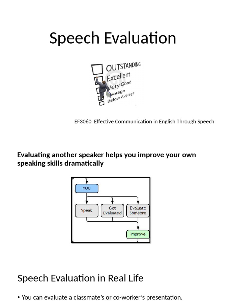 Effective Speech Evaluation Techniques | PDF | Speech | Linguistics