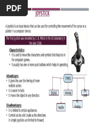 Computer Joystick Information