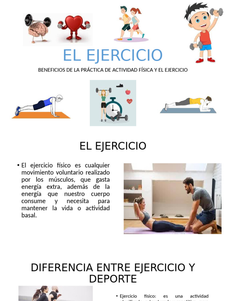 El Ejercicio | PDF | Determinantes de la salud