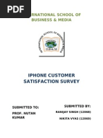 Iphone Customer Satisfaction Survey: International School of Business & Media