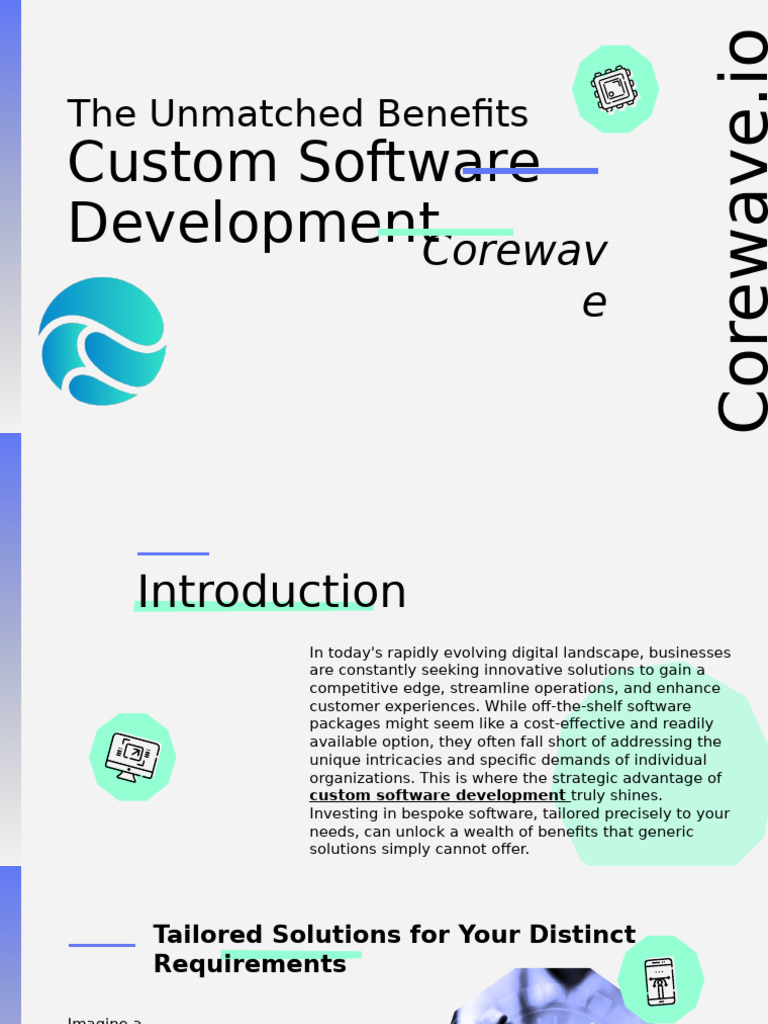 The Unmatched Benefits of Custom Software Development | PDF ...