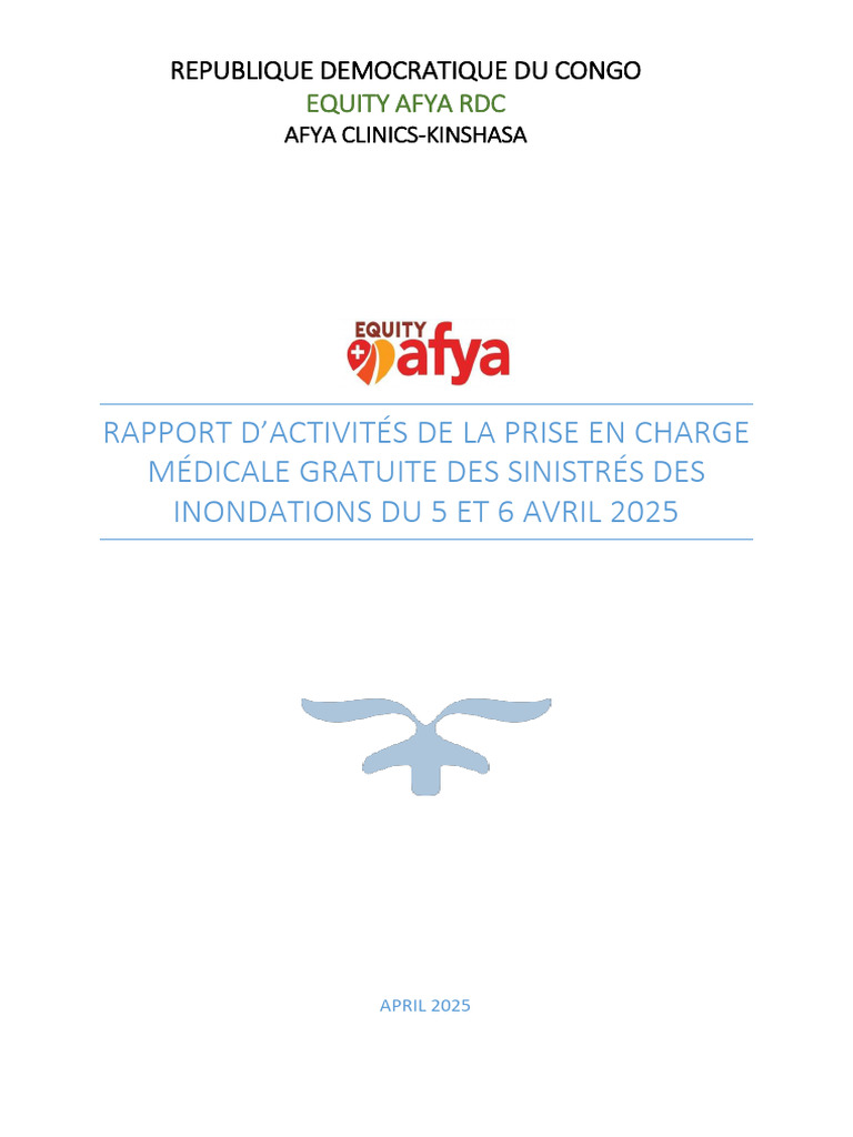 Prise en charge médicale inondations RDC 2025 | PDF | Hypertension ...