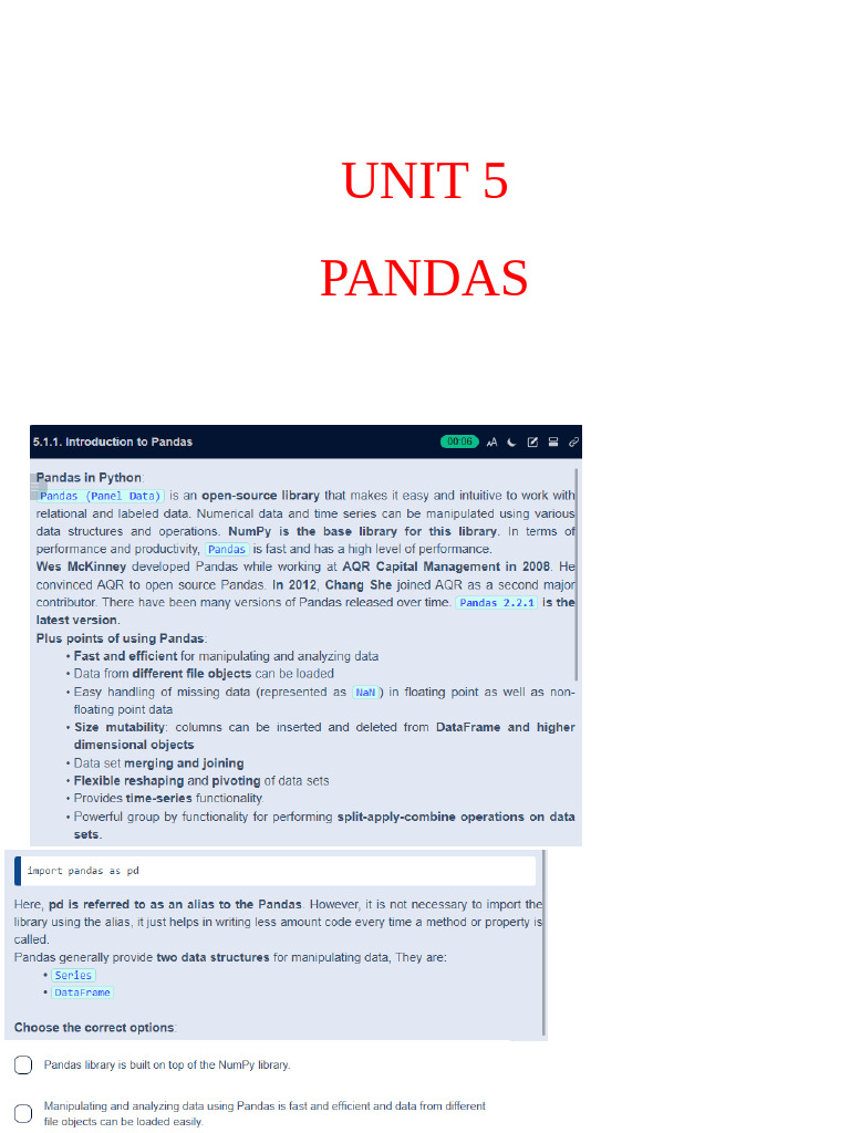 Unit V | PDF