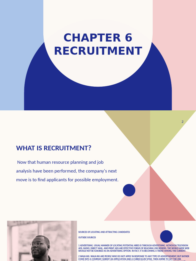 Chapter 6 Recruitment 115059 | PDF | Recruitment | Job Interview