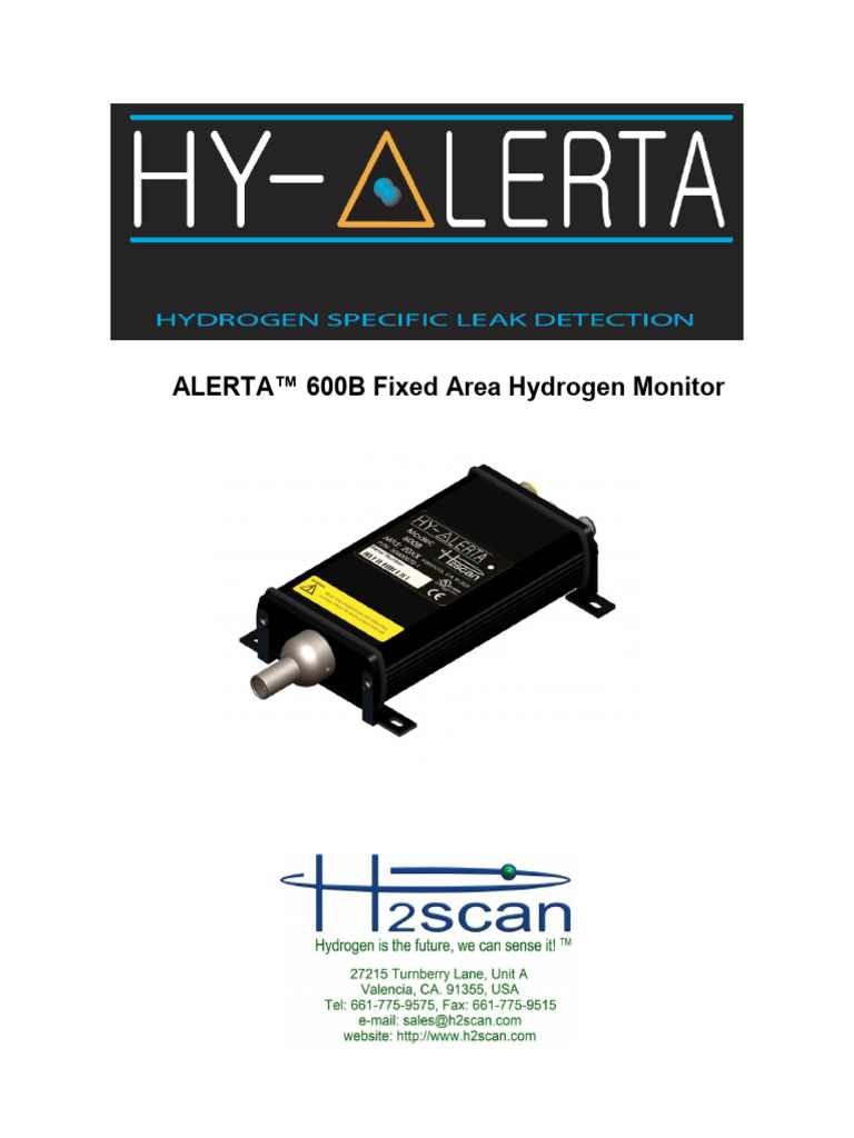 HY-ALERTA™ 600B Monitor Manual | PDF | Electromagnetic Compatibility ...