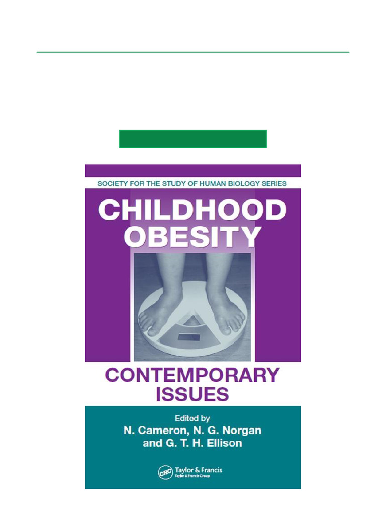 Childhood Obesity Contemporary Issues - 1st Edition Illustrated Ebook ...
